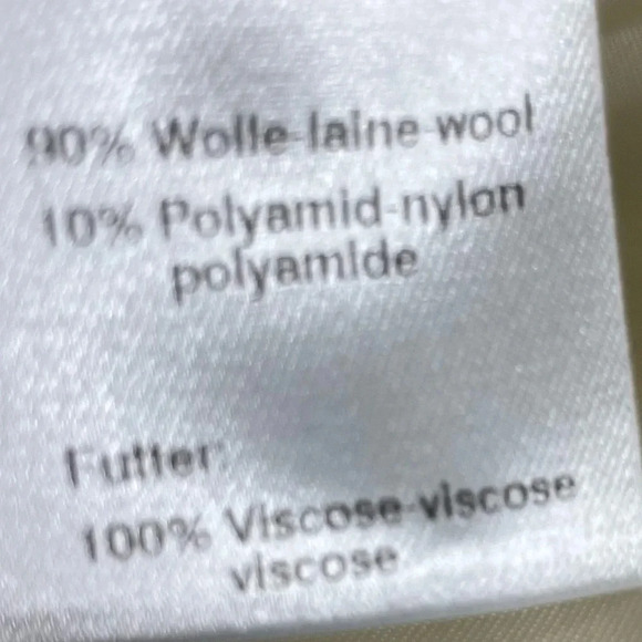 Akris Punto Wool Blazer Jacket Cream Textured - Picture 4 of 6